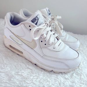 White Nike Air Max Sneakers